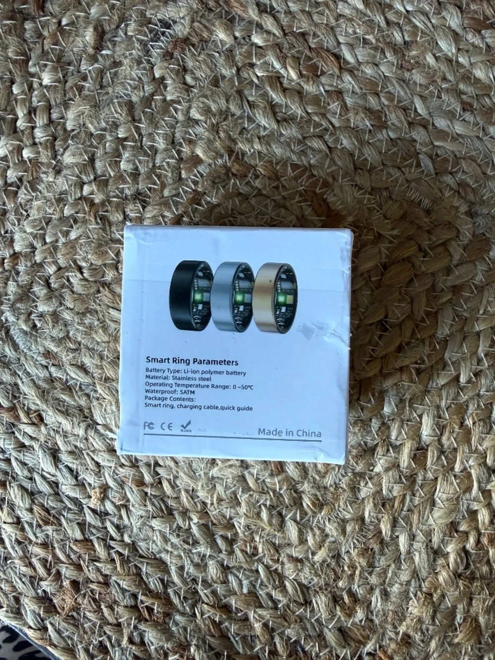 Smart Ring health tracker Sz 12
